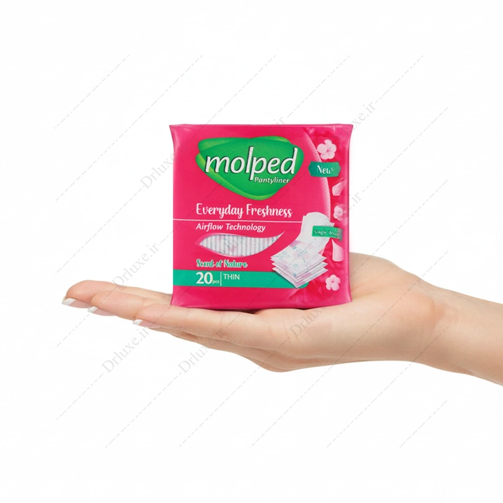 پد روزانه نازک و معطر مولپد 20 عدد